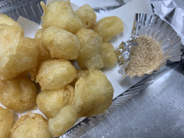 ニンニクビール揚げ、持ち帰り!_居酒屋 たんぽぽ