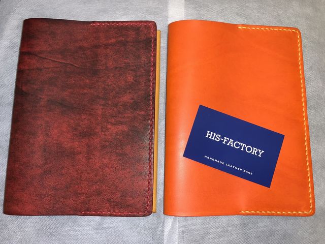 レザーの経年変化も楽しみです。_HIS-FACTORY(ヒズファクトリー)