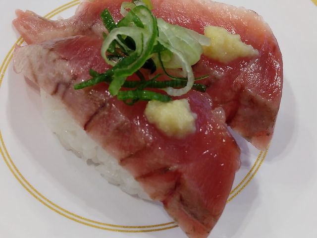 焼津港水揚げ とろかつお・165円_かっぱ寿司 焼津店