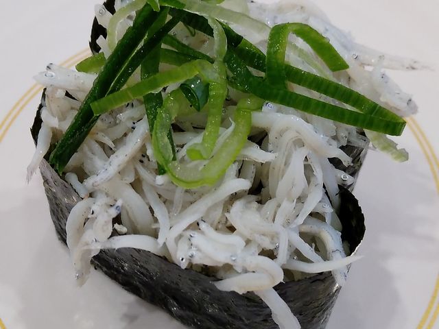 駿河湾産
釜揚げしらす軍艦・110円_かっぱ寿司 焼津店