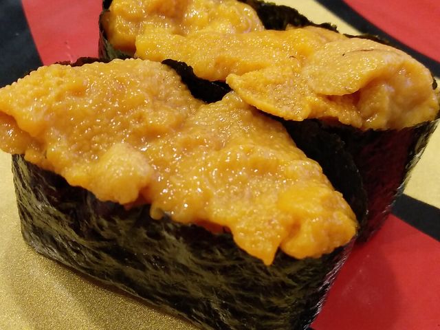 うに軍艦・330円_かっぱ寿司 焼津店