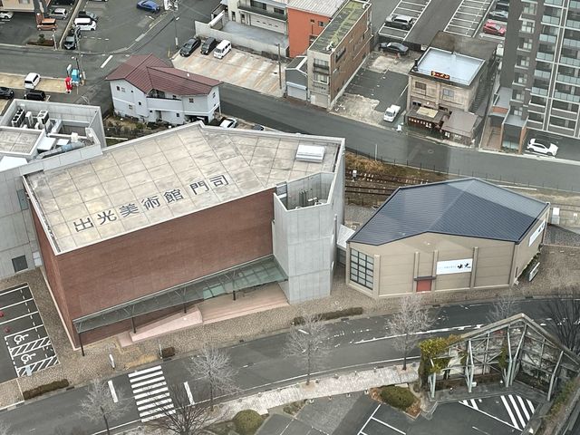 門司港レトロ展望室から_出光美術館(門司)