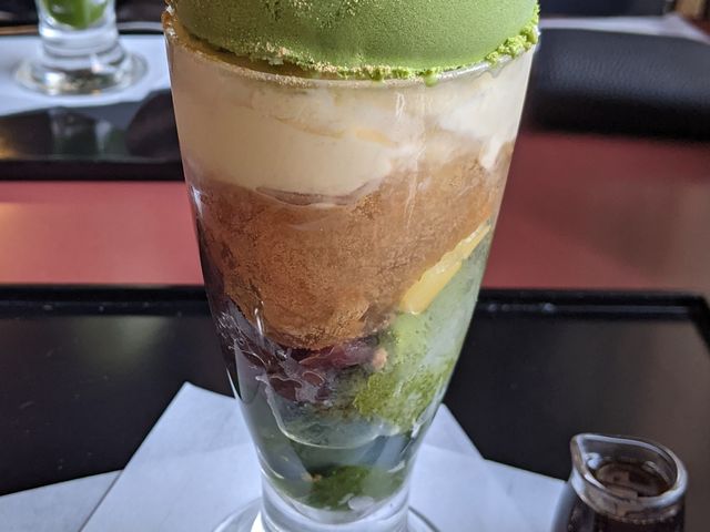 わらび餅パフェ_ぎをん 小森
