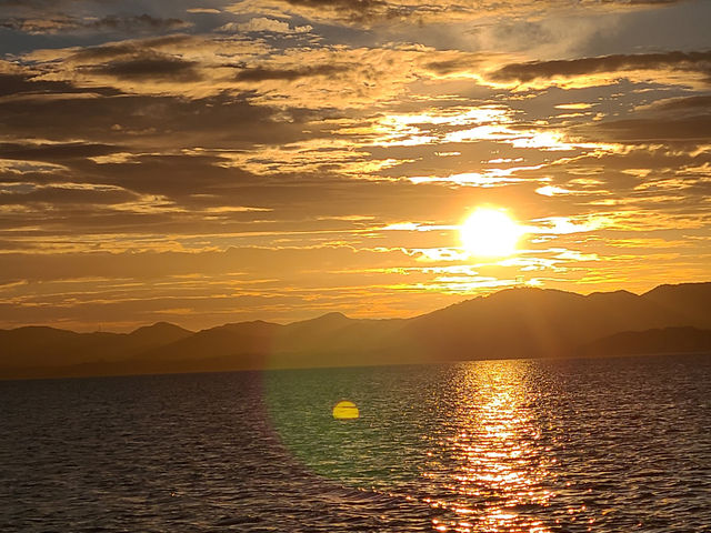 夕日映え_宍道湖観光遊覧船