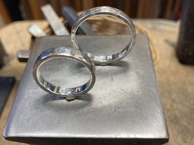 製作したリング_彫金工房 輝風