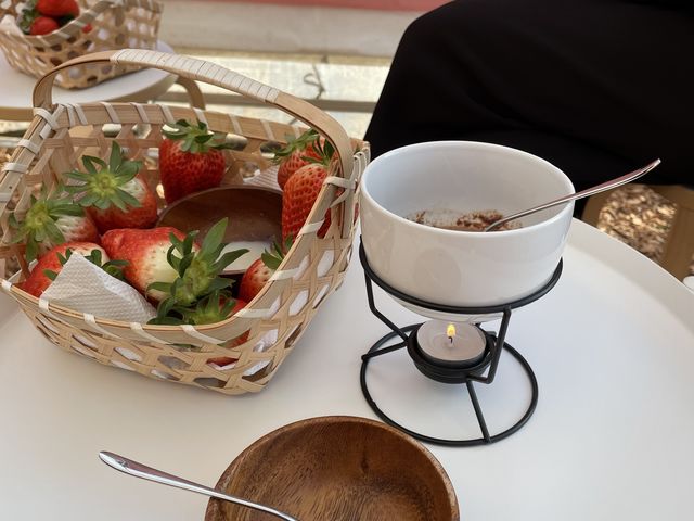 チョコレートフォンデュ_蓑毛ベリー園