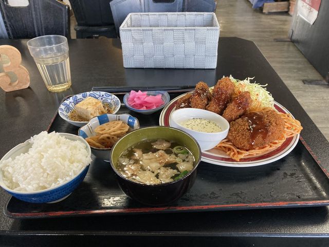 カキフライ定食_でんすけ食堂