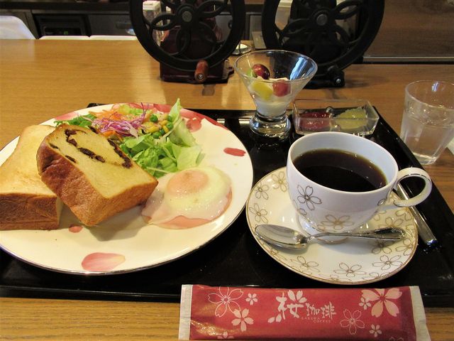 桜モーニング_桜珈琲 松原店