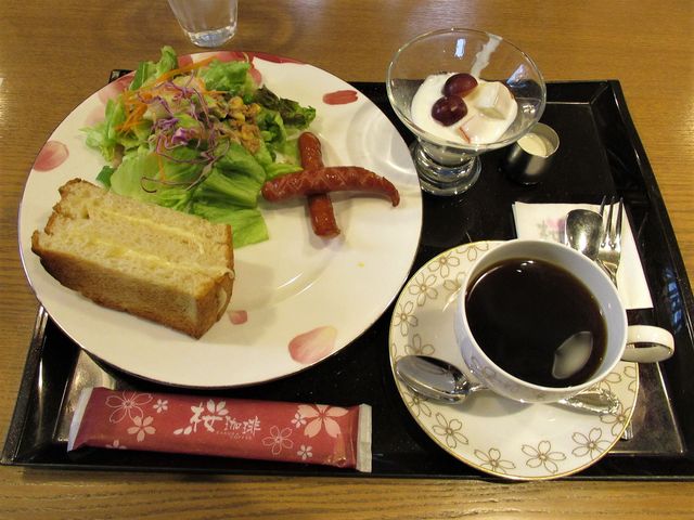 チーズトーストモーニング_桜珈琲 松原店