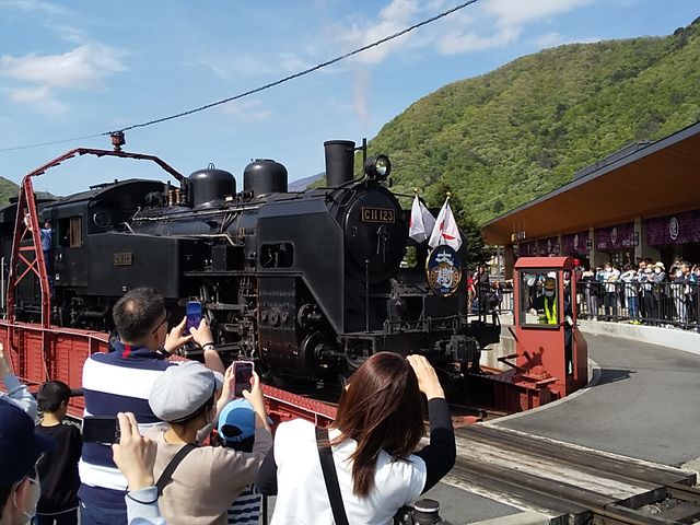 東武鉄道 鬼怒川温泉駅 転車台広場