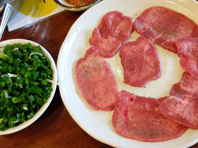 ねぎ塩タン(ねぎ別)・1,350円_韓食房 おんどる