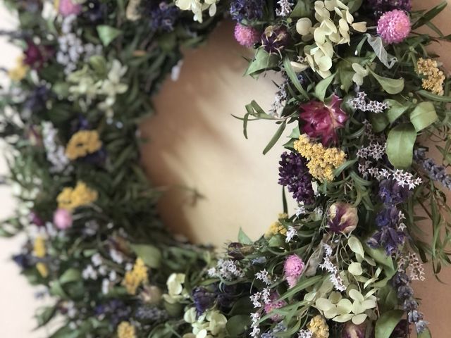 ドライハーブが良い香り_手作り工房「暮楽花人の風」