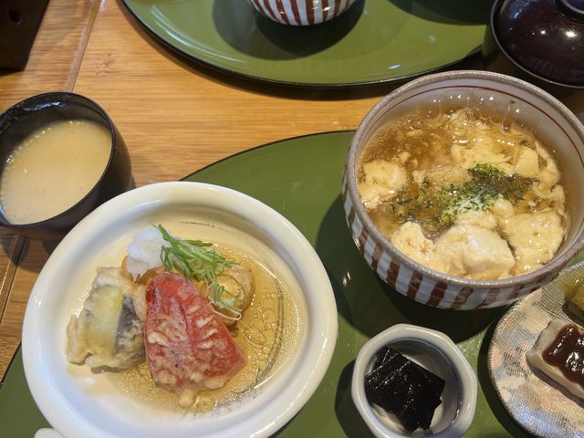 あんかけご飯と天ぷら_高台寺 羽柴