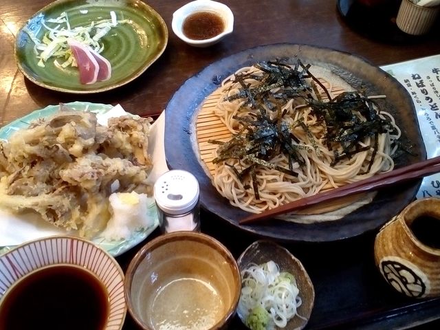 まいたけ天ざる_満留賀