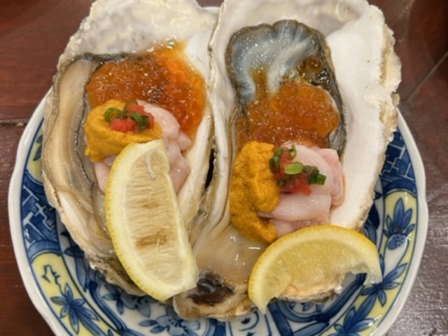 痛風牡蠣?_牡蠣と寿司 うみのおきて