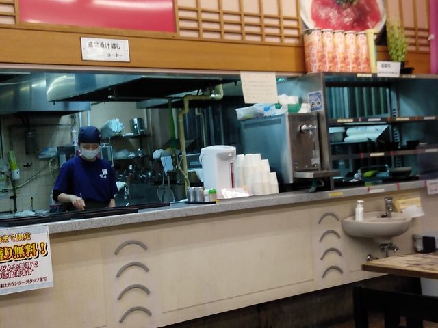 セルフ店です_鐘庵東名小笠パーキングエリア店