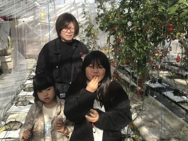 孫も喜んでいました_くらもとファーム