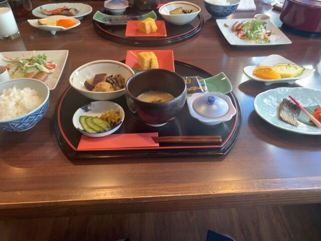 朝食_能取の荘 かがり屋