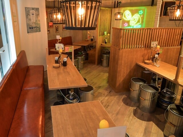 店内_肉ときどきレモンサワー。栄住吉店