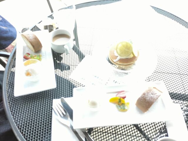 とっても美味しいロールケーキと濃厚なミルク味のバニラアイスにフルーツ
とっても美味しかったです_グラニット・カフェ