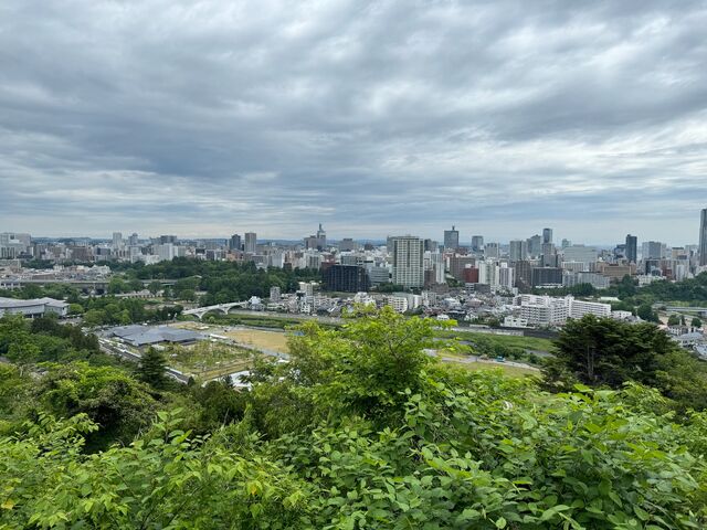 仙台城跡からの眺め_株式会社仙台タクシー