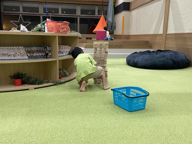休憩室で子供が退屈せずに済みました。_百笑の湯