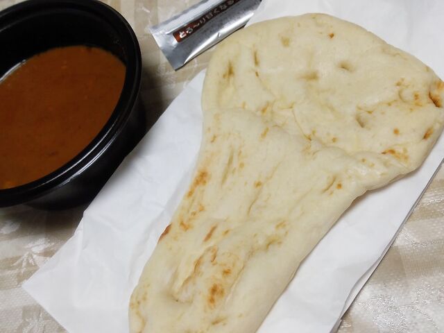 ナンとポークソース_カレーハウスCoCo壱番屋静岡古庄店