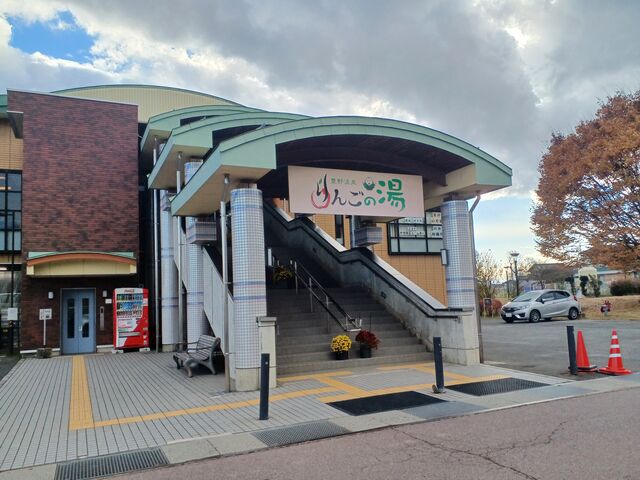 到着 エレベーターで2階へ_豊野温泉 りんごの湯