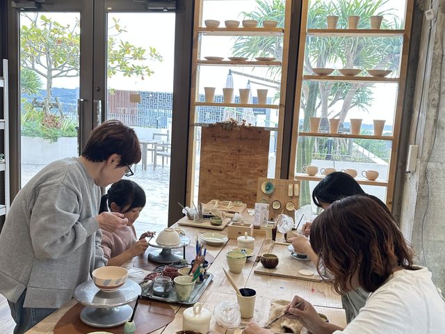 絵付けと手びねりやりました。_Laboratorio 43pottery