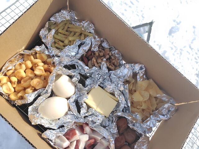 少量の食材も持ち込めます!ぎゅうぎゅうに詰めました!_南部スモーク