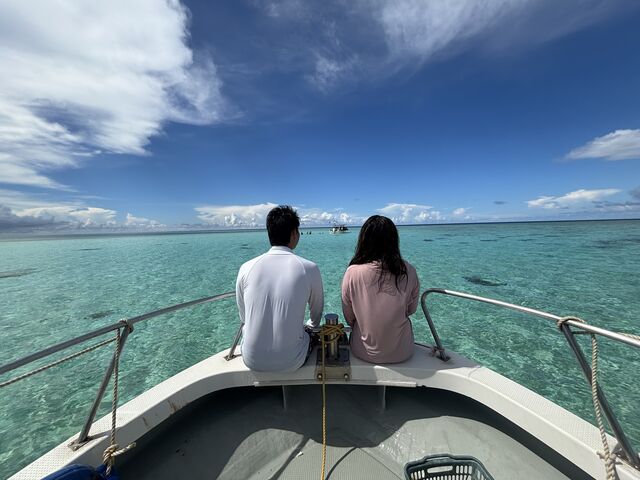 写真時間作ってとってくれる 綺麗すぎな海!_八重干瀬マリンハート宮古島