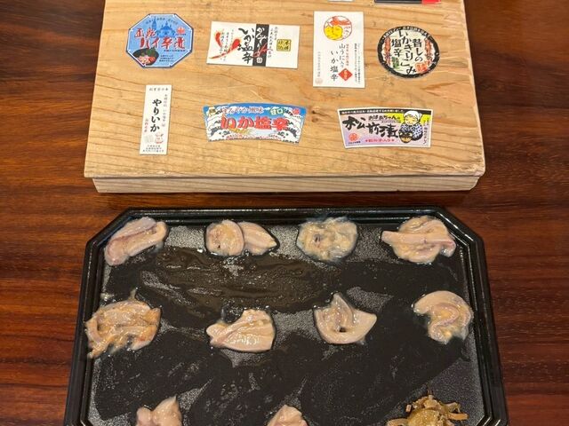 塩辛10種と松前漬_小田島水産食品株式会社 工場直売店