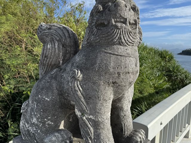 伊計島向かう途中の足のあたりは、絶景でした。_AJリゾートアイランド伊計島