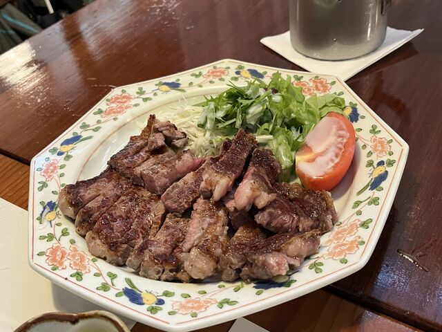 サービスステーキ250c_カフェ&鉄板レストラン 藤川