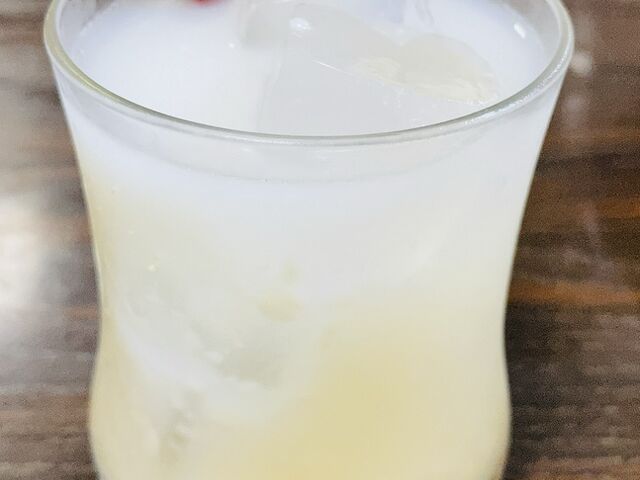 冷やし甘酒_不動滝茶屋