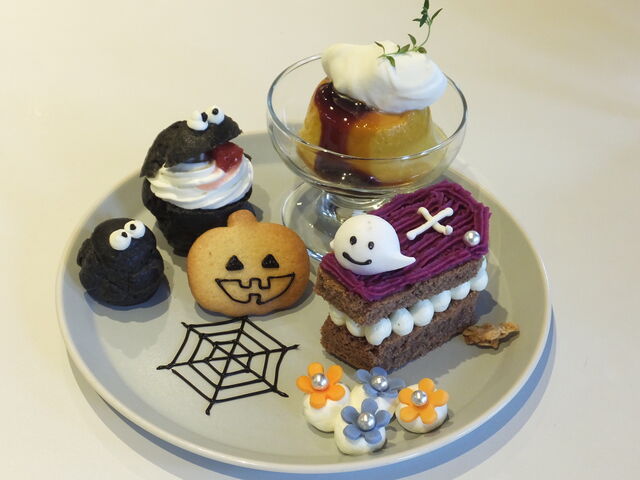 ハロウィンのスイーツプレート_Eat&Smile イートアンドスマイル