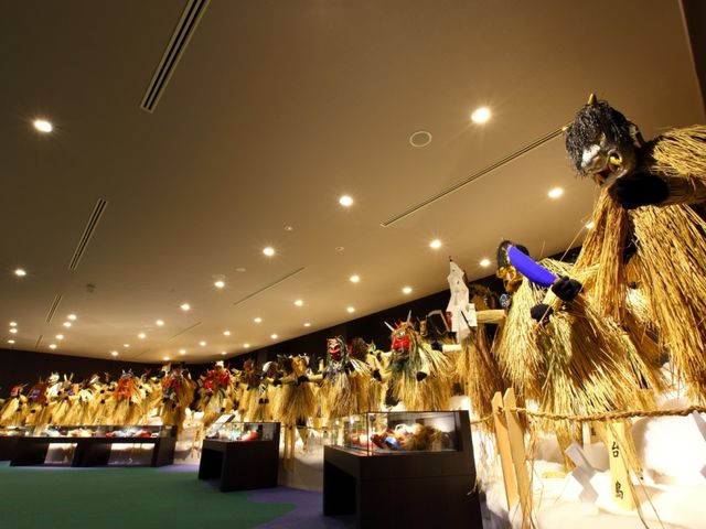 なまはげ勢揃いコーナー_なまはげ館