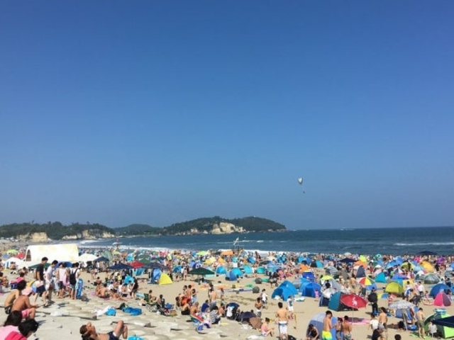 菖蒲田海水浴場_菖蒲田海水浴場 海開き