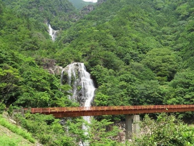 不動滝・銚子滝_東ノ川渓谷