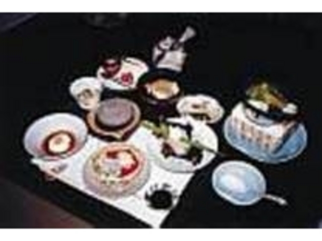 約12種類の品目が並ぶコースで和食を堪能_春駒亭