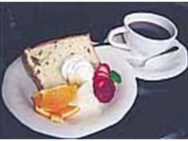 祗園坊柿のシフォンケーキセットはオススメ_カフェギャラリーのみち