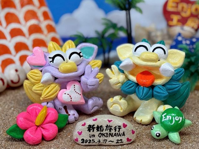【シーサー絵付け】当店自慢のオリジナルシーサーに絵付け体験☆_Enjoy工房