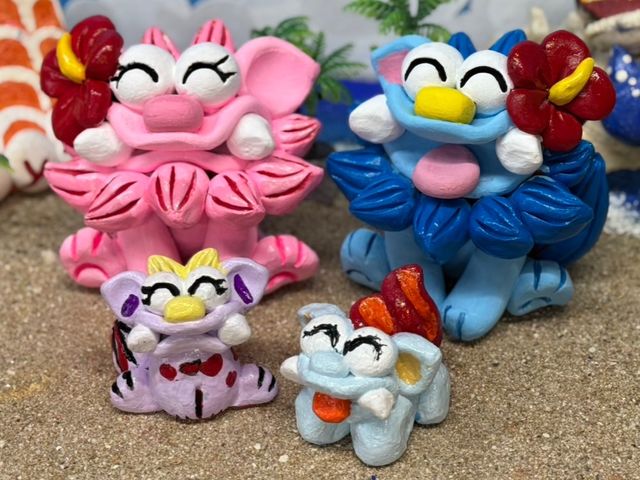 【沖縄体験】家族で楽しむシーサー絵付け体験(^^)沖縄でシーサーを作って持ち帰り♪_Enjoy工房