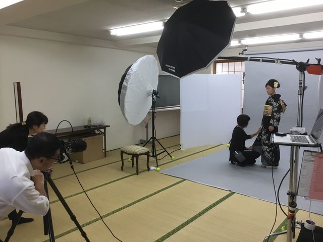 着物撮影会_美保姿きもの総合学院 長野校