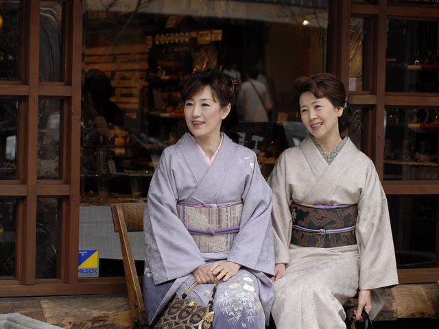着物で散策_美保姿きもの総合学院 松本校