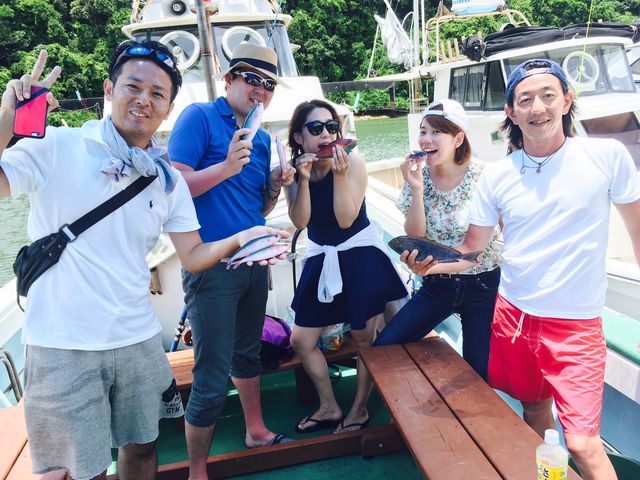 職場の同僚との思い出作りに是非!_遊漁船 海友丸