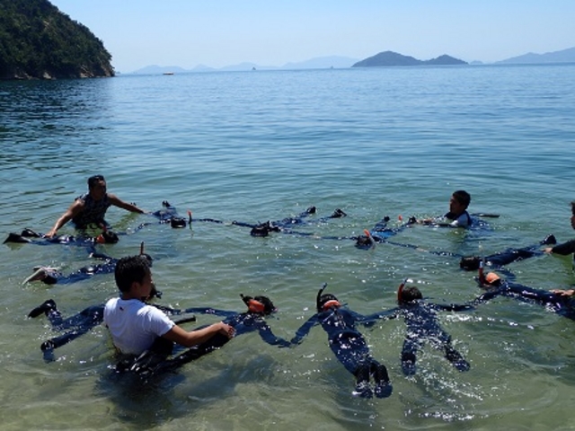 夏休み ジュニアシュノーケリング教室!海は最高!_Diving Pro Shop NAGI
