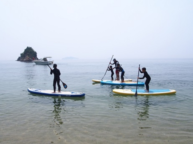 瀬戸内の海を体験ジュニア海と自然の教室SUP体験教室_Diving Pro Shop NAGI