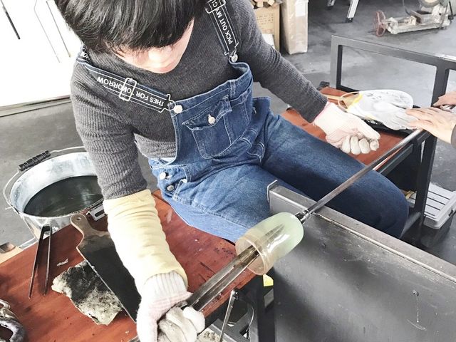 もうすぐ完成!_花宵ガラス工房