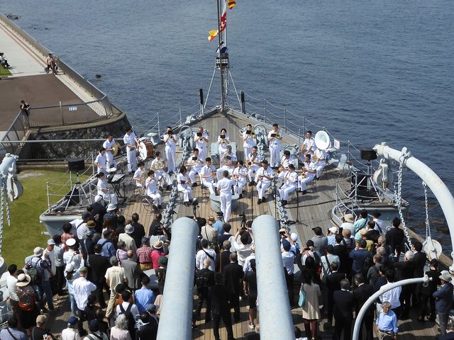 海上自衛隊横須賀音楽隊による艦上演奏会_記念艦「三笠」